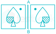 Choose the correct image of the problem figure when the mirror is