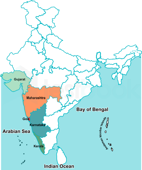 islands of arabian sea and bay of bengal