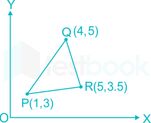 Solved] The figure below represents a triangle PQR with initial coor