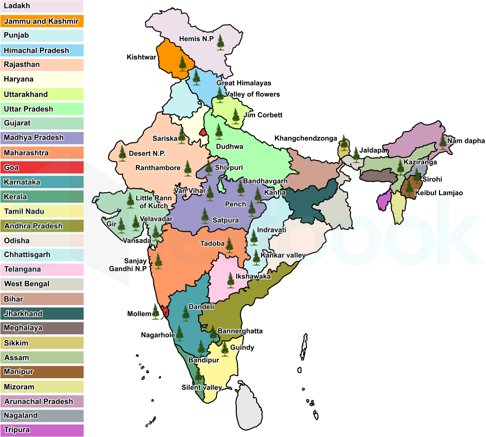 hemis national park map