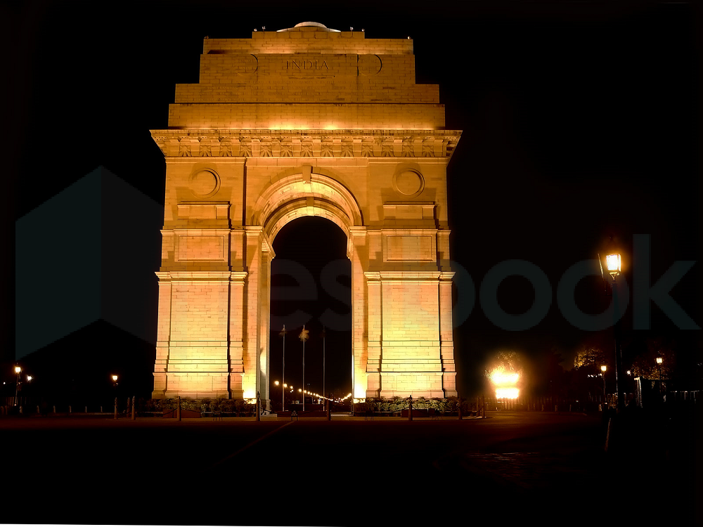India Gate east face at night11234