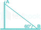 Solved] The rod AB, of length 1 m, shown in the figure is connected