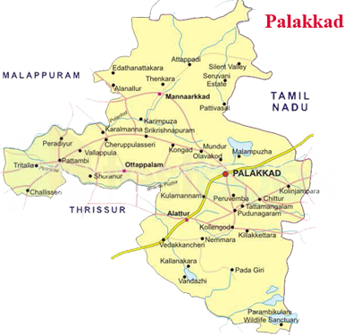 palakkad-map