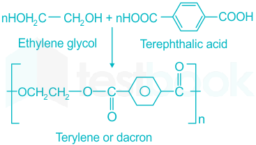 Solved] Monomers used to prepare artificial fibre Dacron is