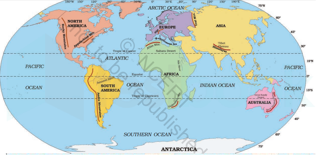 vente au détail circulation Injection mountain ranges of the world map ...