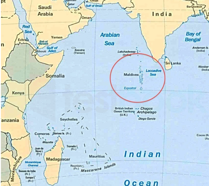 Located where is maldives Where is
