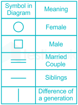 Family tree table