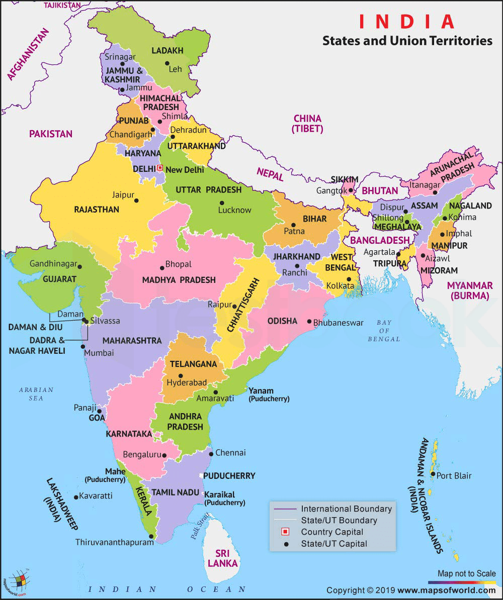 map of india-min