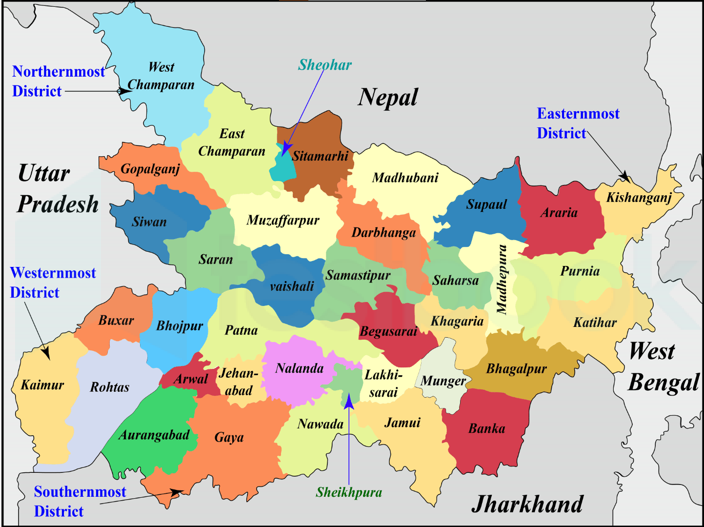 Bihar-map