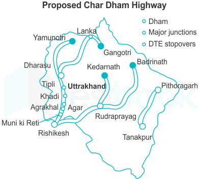 The Supreme Court has cleared the Chardham highway project, which will  connect four holy places of Uttarakhand through 900-km all-weather roads.