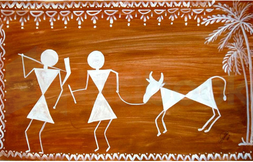 warli chitrakala painting