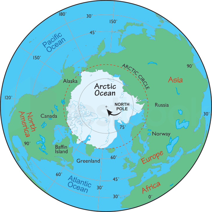 arctic map