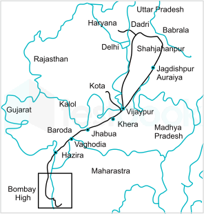 [Solved] HVJ Natural gas pipeline does not have which of the followin