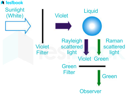 scattering of the light as observed by Sir C.V. Raman.