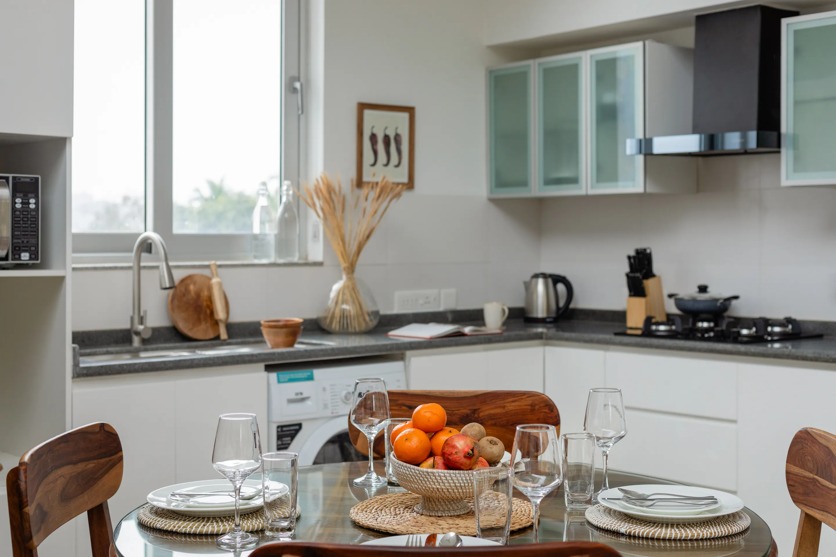 Fully equipped kitchen
