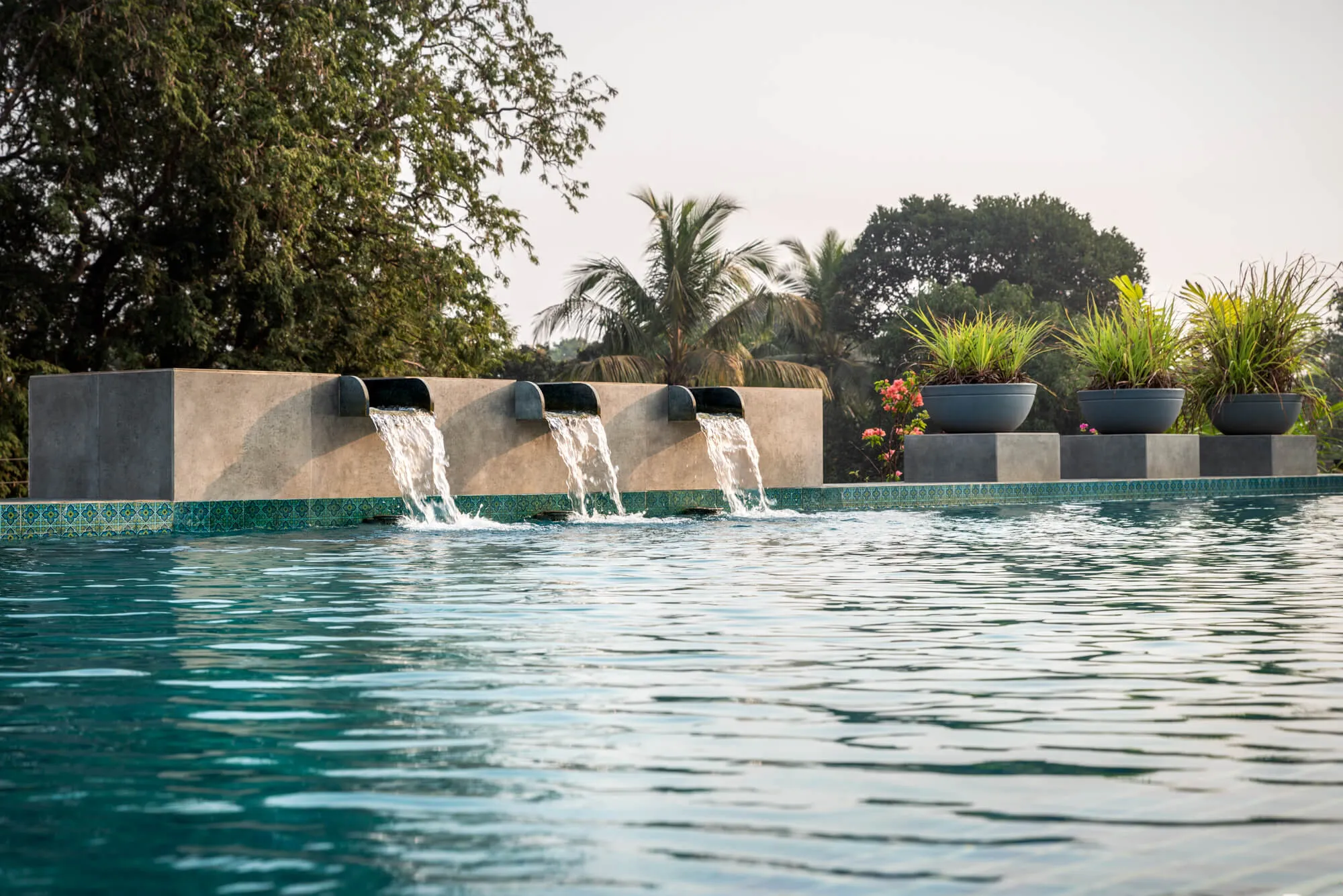 Gated community pool