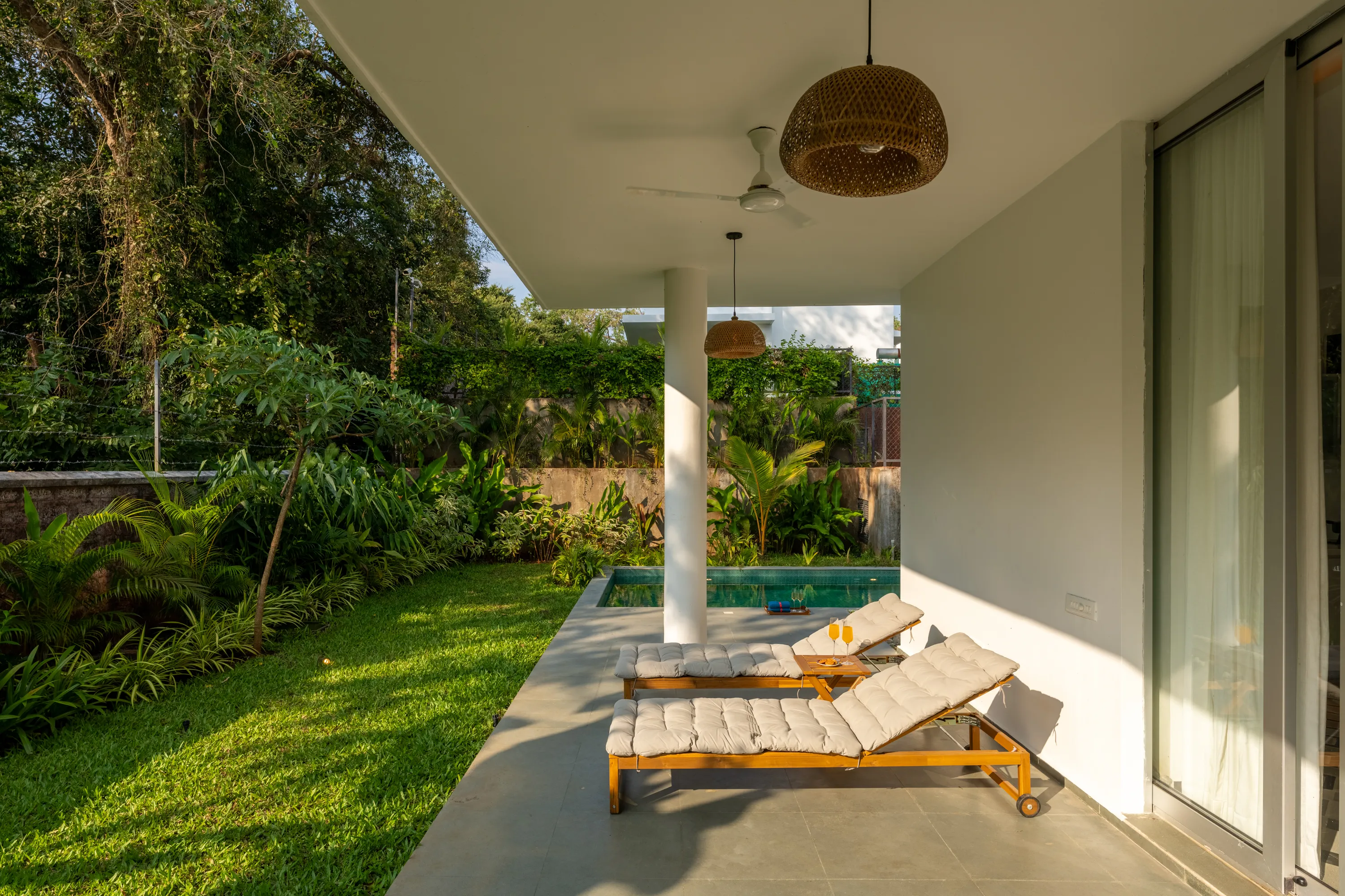 Private garden