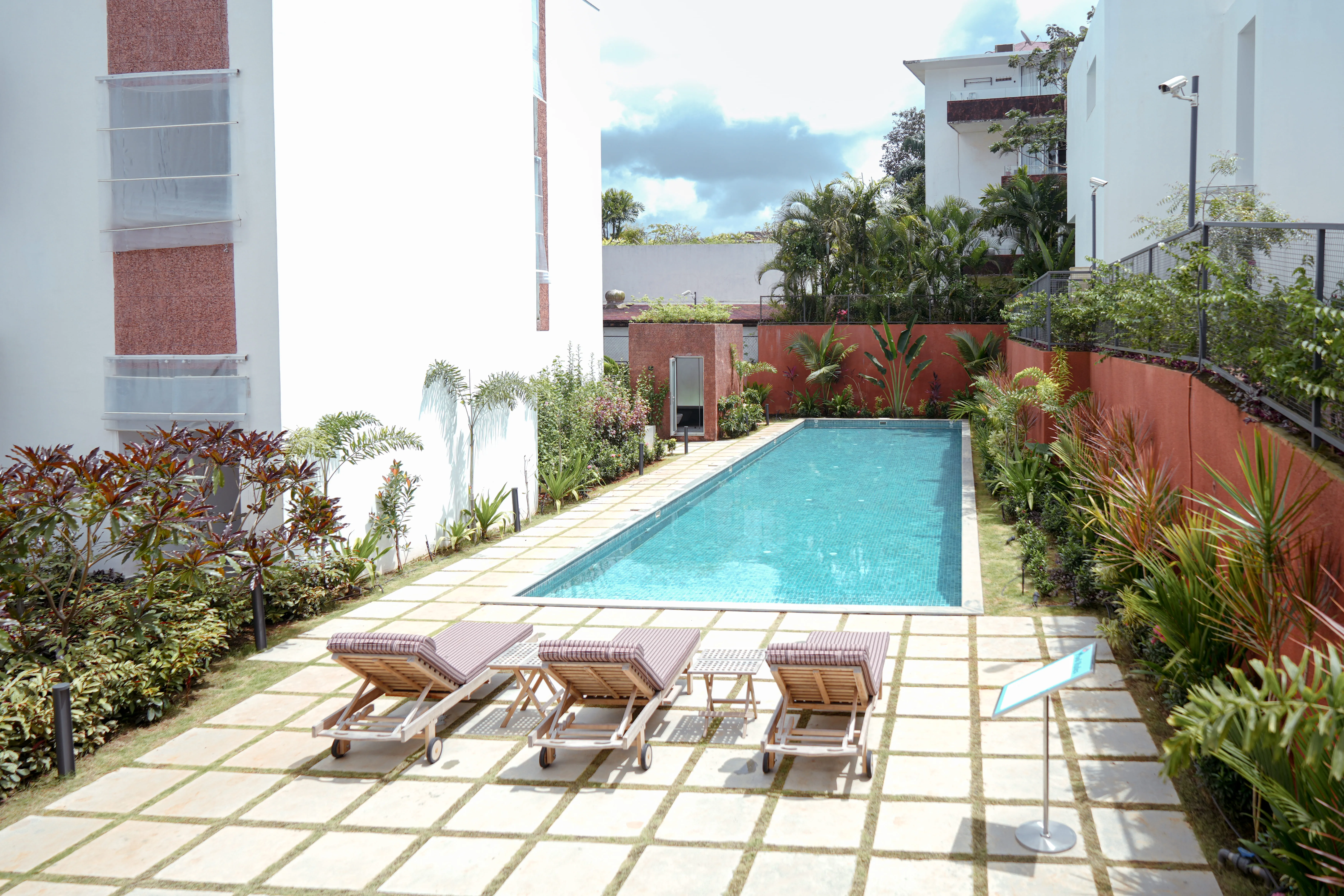 Gated community pool