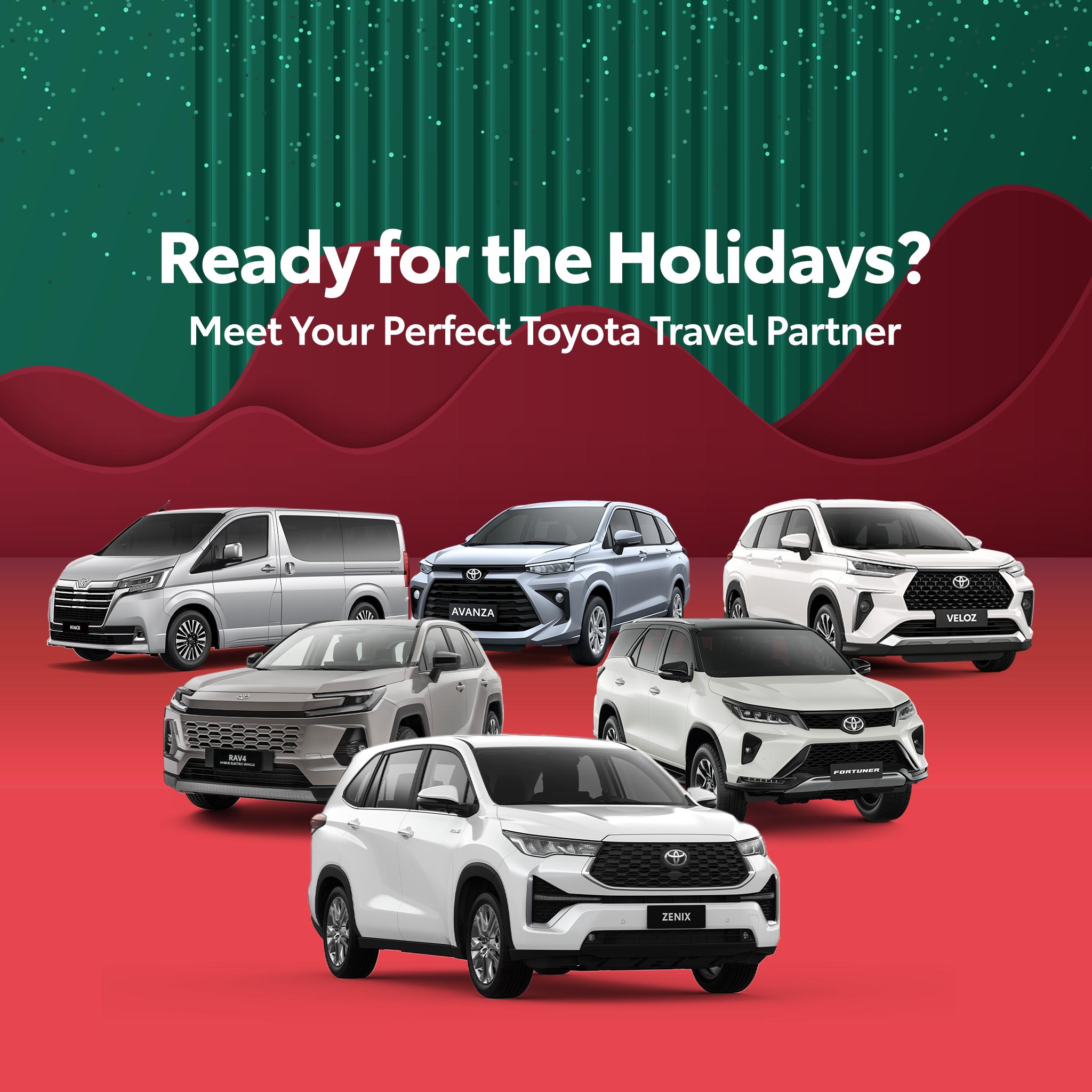 Ready for the Holidays? Meet Your Perfect Toyota Travel Partner