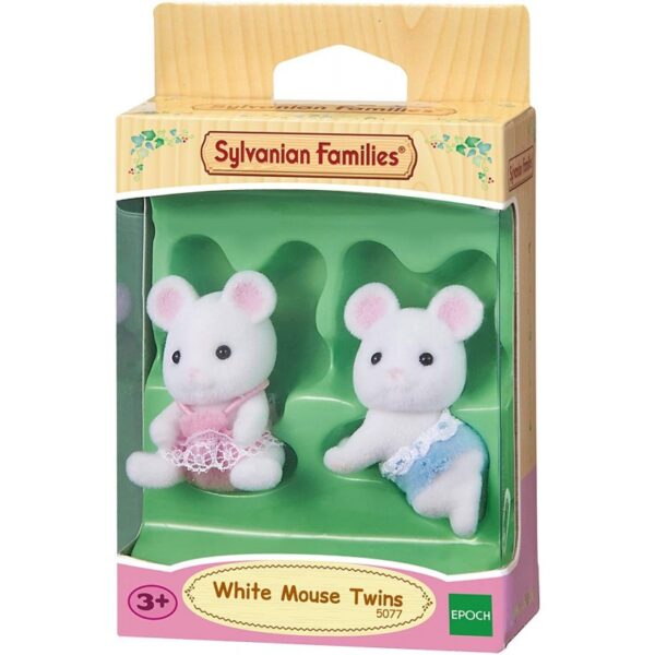 Sylvanian Families: Δίδυμα Μωρά White Mouse 5077 Sylvanian Families Κορίτσι 3-4 ετών, 4-5 ετών Sylvanian Families