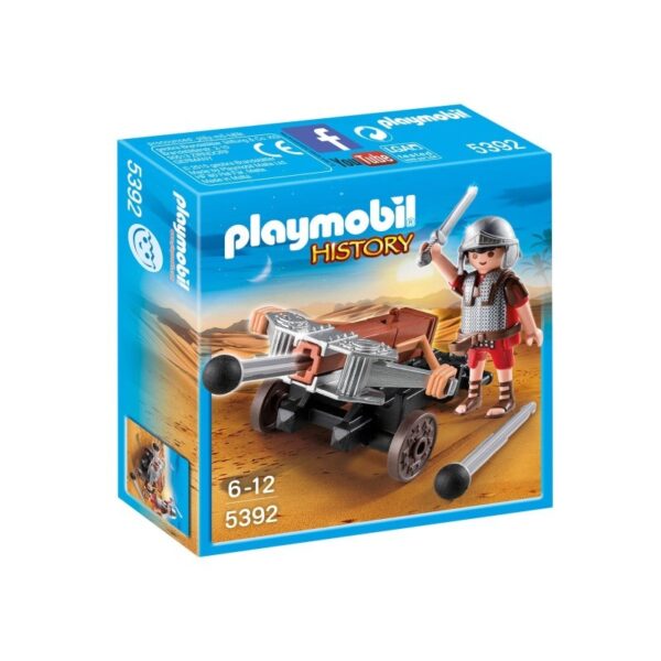 Playmobil History Ρωμαίος λεγεωνάριος με βαλλίστρα 5392 Playmobil, Playmobil History Αγόρι 4-5 ετών, 5-7 ετών 