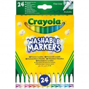 Crayola 24 Μαρκαδόροι με Λεπτή Μύτη - Crayola