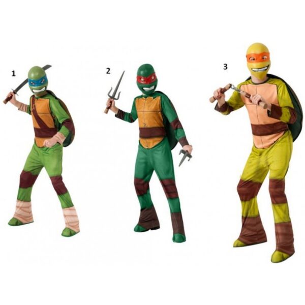Tmnt Costume Classic & mask-Large GPH8867L Xελωνονιντζάκια - Teenage Mutant Ninja Turtles Αγόρι 4-5 ετών, 5-7 ετών Teenage Mutant Ninja Turtles