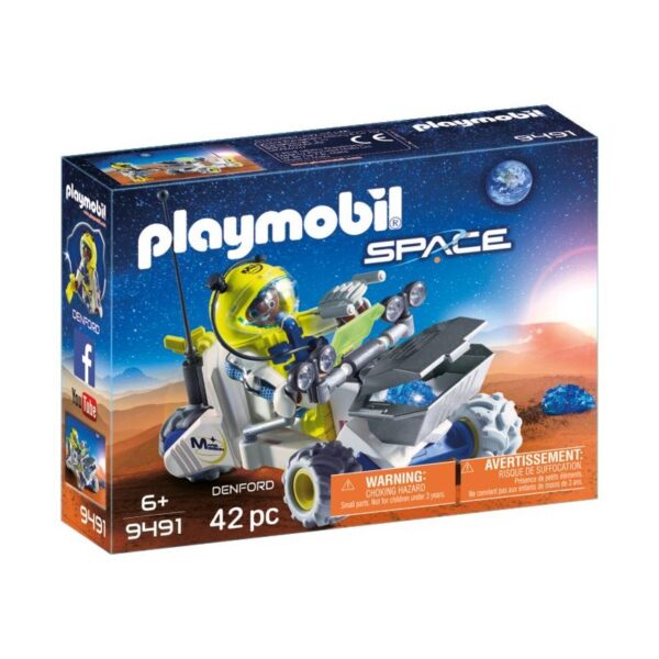 Playmobil Space Τρίκυκλο διαστημικών αποστολών 9491 Playmobil, Playmobil Space Αγόρι 4-5 ετών, 5-7 ετών 