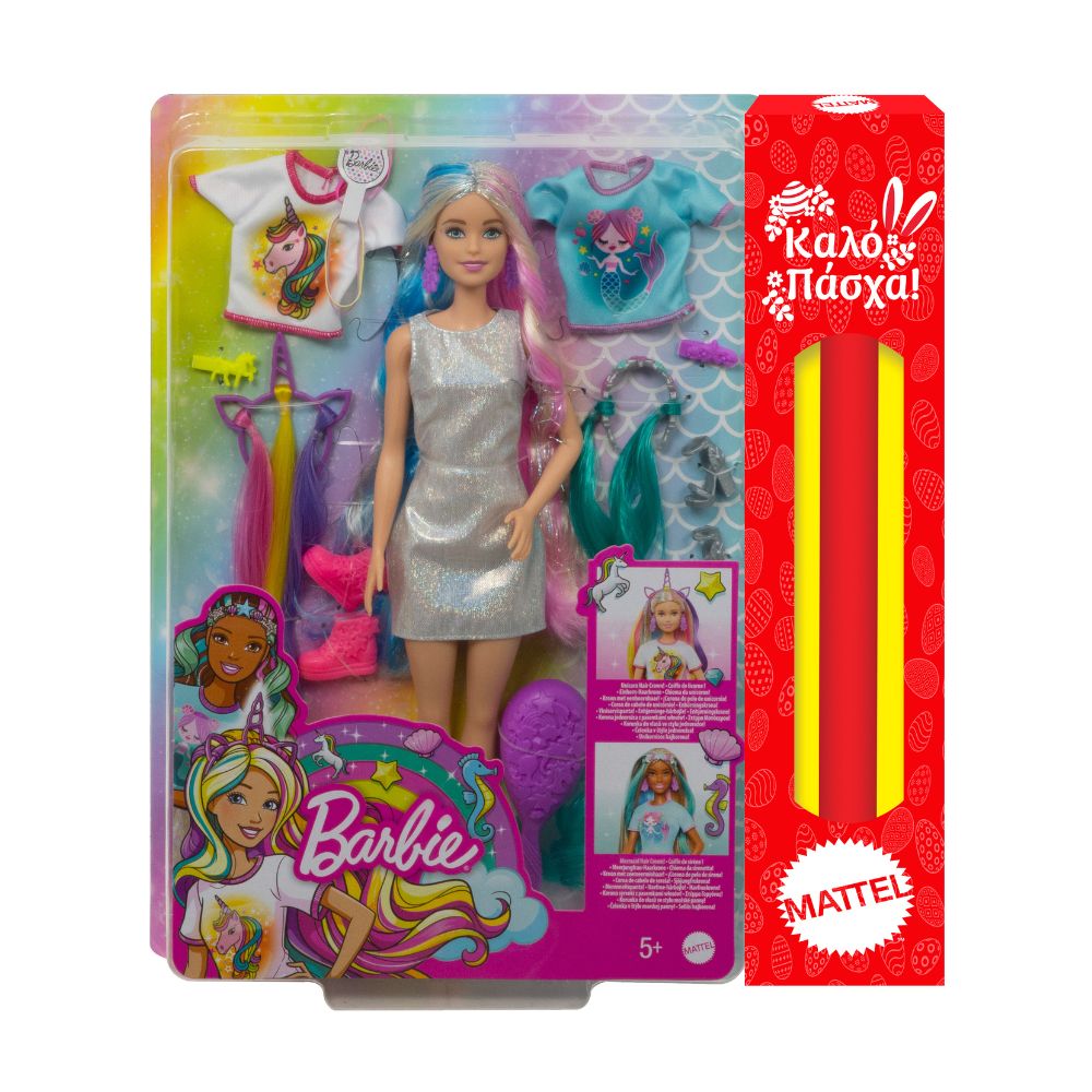 λαμπάδα barbie φανταστικά μαλλιά ghn04 - Barbie