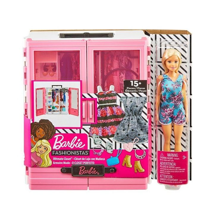 Barbie Fashionistas Η Ντουλάπα Της Barbie Με Κούκλα GBK12 - Barbie