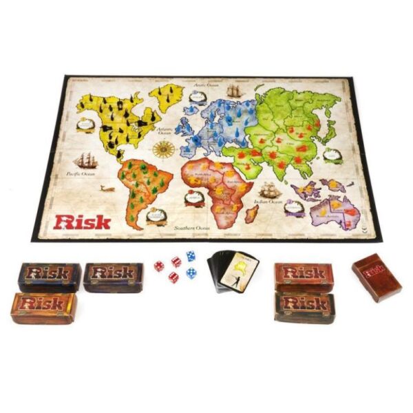 Επιτραπέζιο Risk Παιχνίδι Στρατηγικής B7404  Αγόρι, Κορίτσι 5-7 ετών Hasbro Gaming, Risk