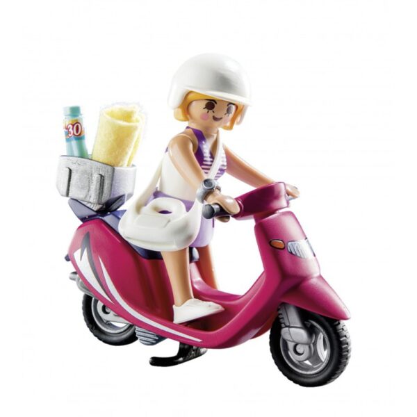 Playmobil Κοπέλα με σκούτερ  Αγόρι, Κορίτσι  Playmobil, Playmobil Special Plus