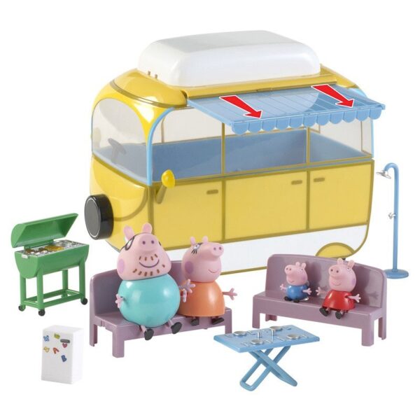 Peppa Pig Τροχόσπιτο Camper Van Set GPH02256 Πέππα Παιχνίδια Αγόρι, Κορίτσι 3-4 ετών, 4-5 ετών Peppa Pig