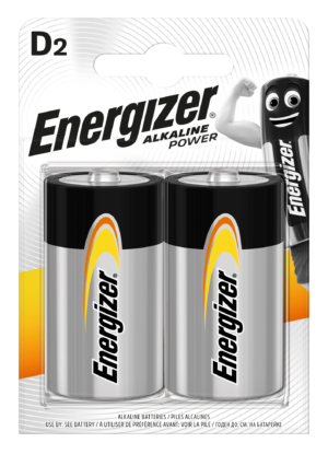 Energizer αλκαλικές μπαταρίες power d bp2   f016618 2τμχ - Energizer