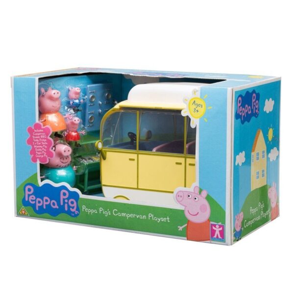 Peppa Pig Πέππα Παιχνίδια Peppa Pig Τροχόσπιτο Camper Van Set GPH02256 Αγόρι, Κορίτσι 3-4 ετών, 4-5 ετών