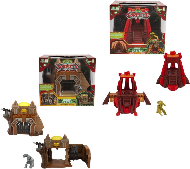 Gormiti S2 Mini Playset Βράχος Και Φωτιά – 2 Σχέδια GRE07000