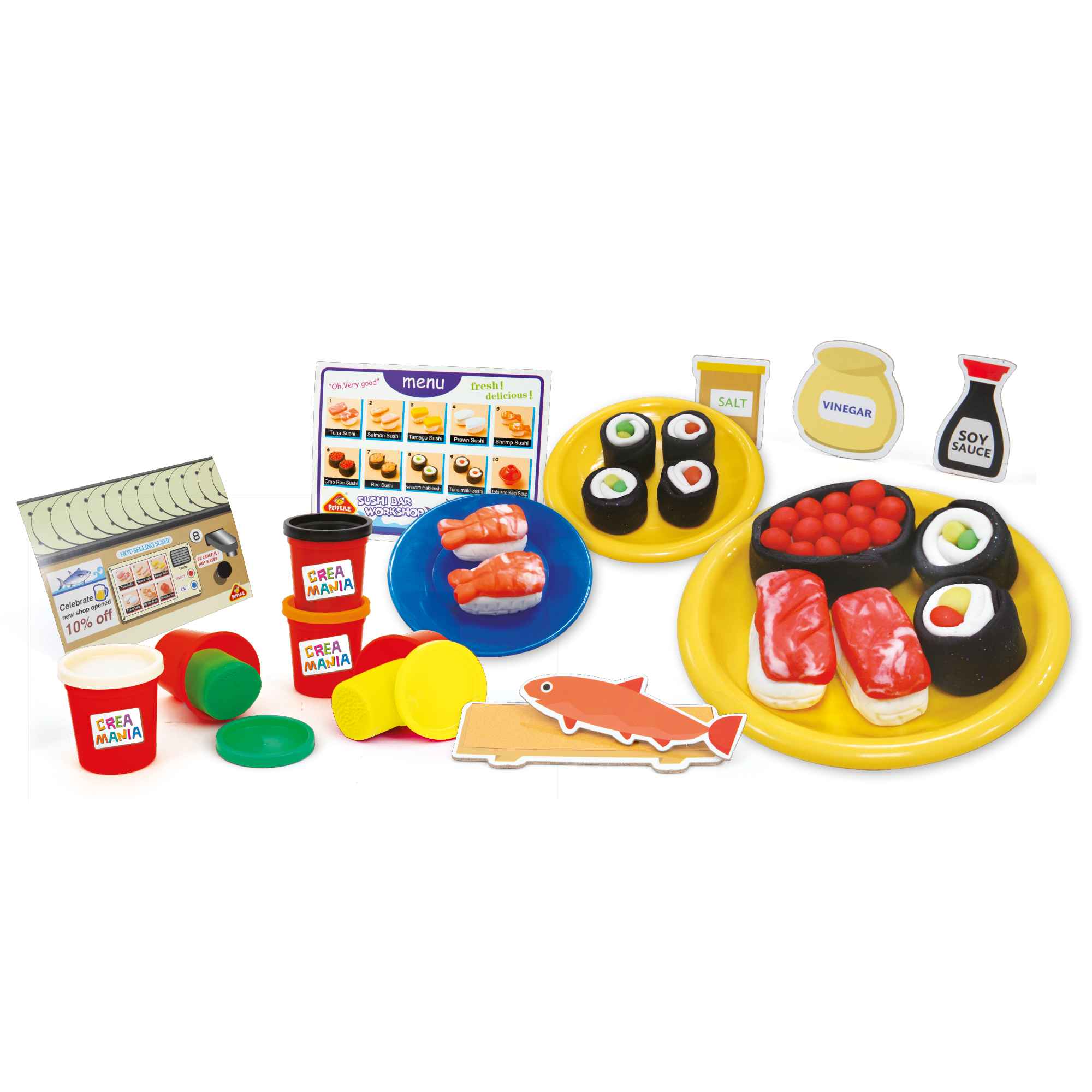 Creamania Set Δημιουργίας Sushi με Πλαστελίνες! RDF00074 - Creamania