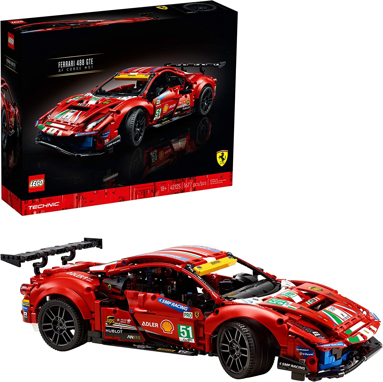 LEGO Technic Ferrari 488 GTE “AF Corse #51” 42125 - LEGO, LEGO Technic