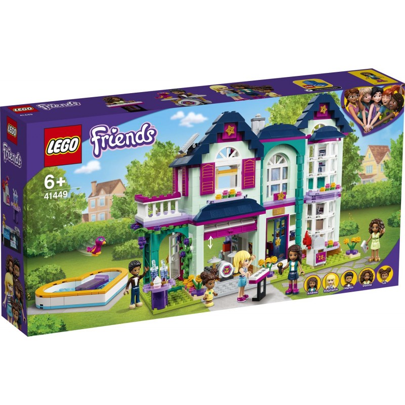 LEGO  Friends Το Οικογενειακό Σπίτι της Άντρεα 41449 - LEGO, LEGO Friends