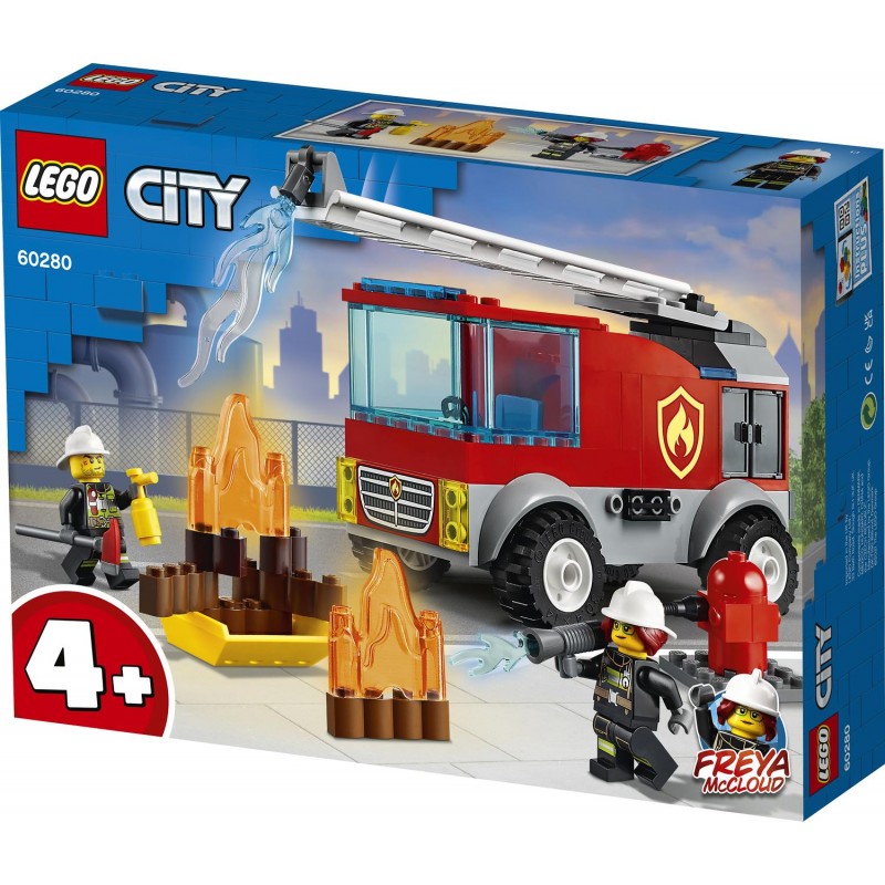 LEGO  City Πυροσβεστικό Φορτηγό με Σκάλα 60280 - LEGO, LEGO City