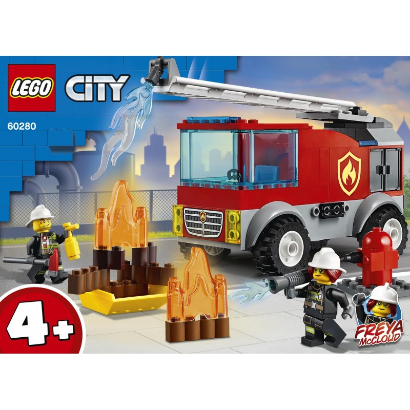 LEGO  City Πυροσβεστικό Φορτηγό με Σκάλα 60280 - LEGO, LEGO City