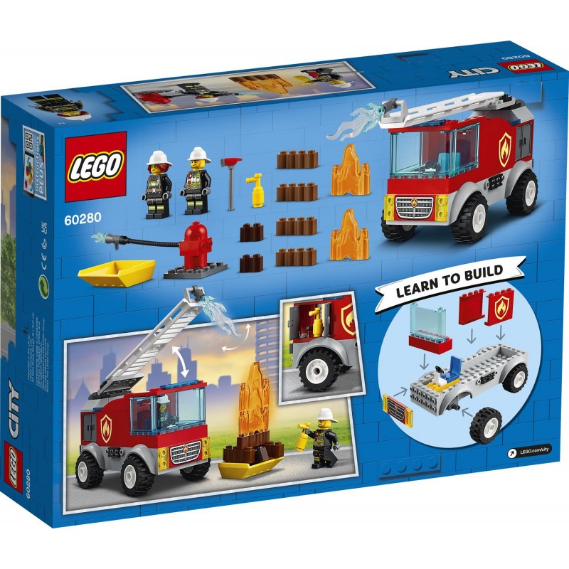 LEGO  City Πυροσβεστικό Φορτηγό με Σκάλα 60280 - LEGO, LEGO City