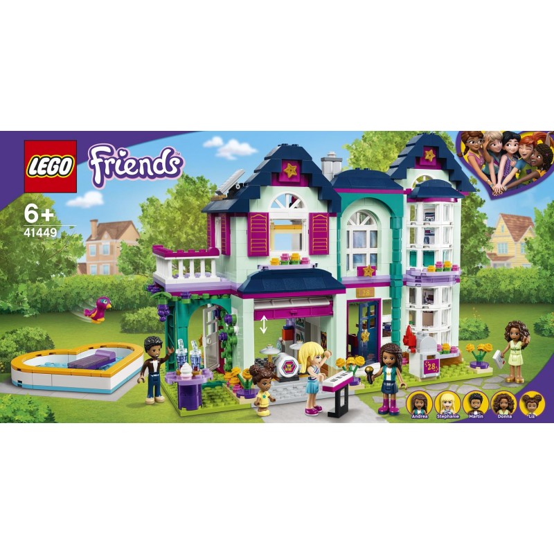 LEGO  Friends Το Οικογενειακό Σπίτι της Άντρεα 41449 - LEGO, LEGO Friends