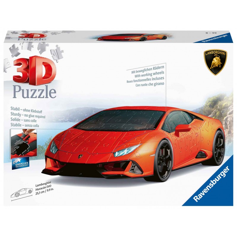 Ravensburger 3D Puzzle 108 τεμ. Lamborghini EVO 11238