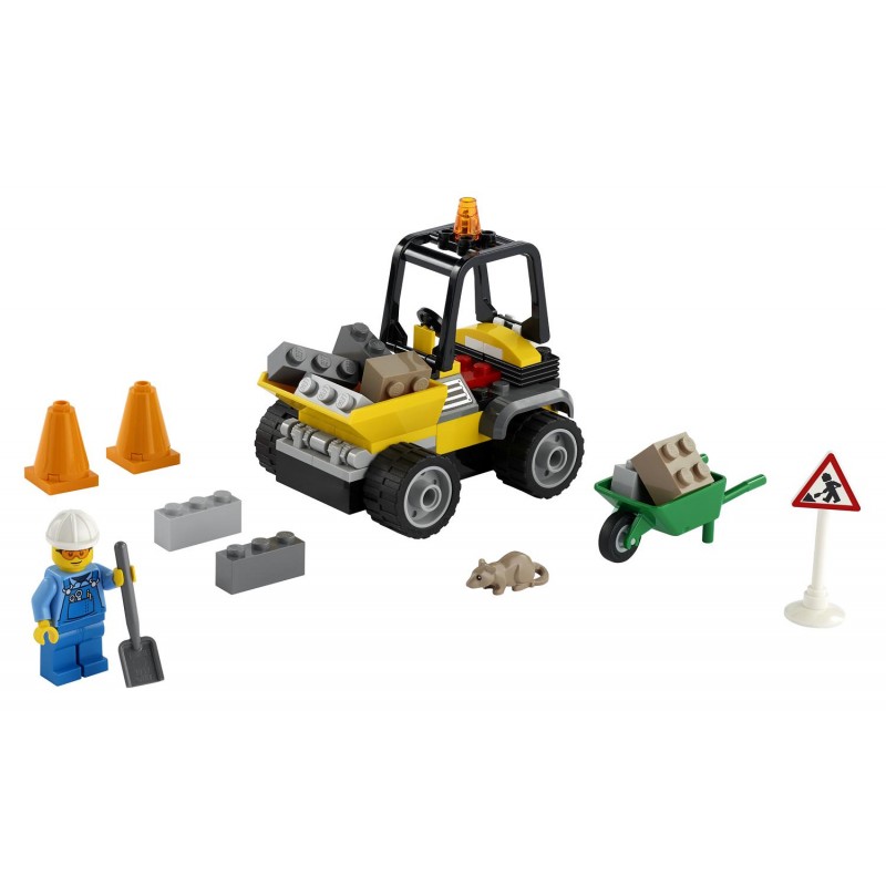 LEGO  City Φορτηγό Οδικών Έργων 60284 - LEGO, LEGO City