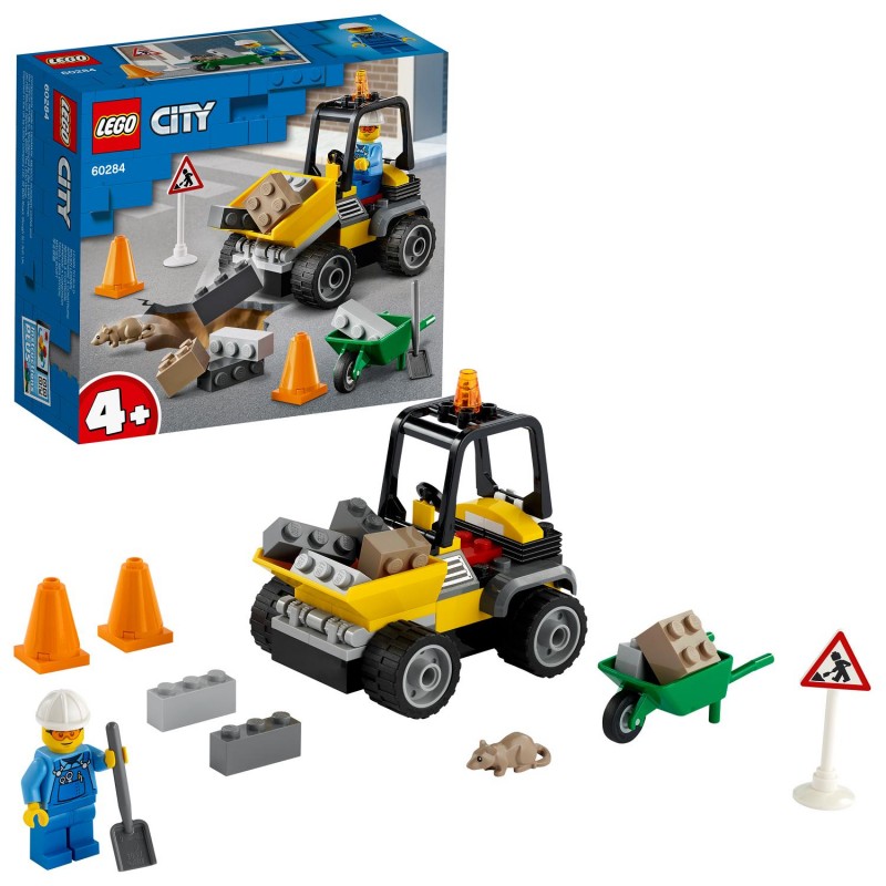 LEGO  City Φορτηγό Οδικών Έργων 60284 - LEGO, LEGO City