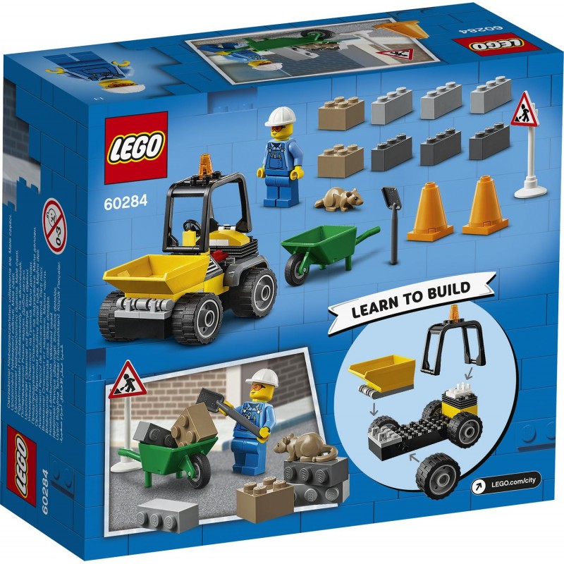 LEGO  City Φορτηγό Οδικών Έργων 60284 - LEGO, LEGO City