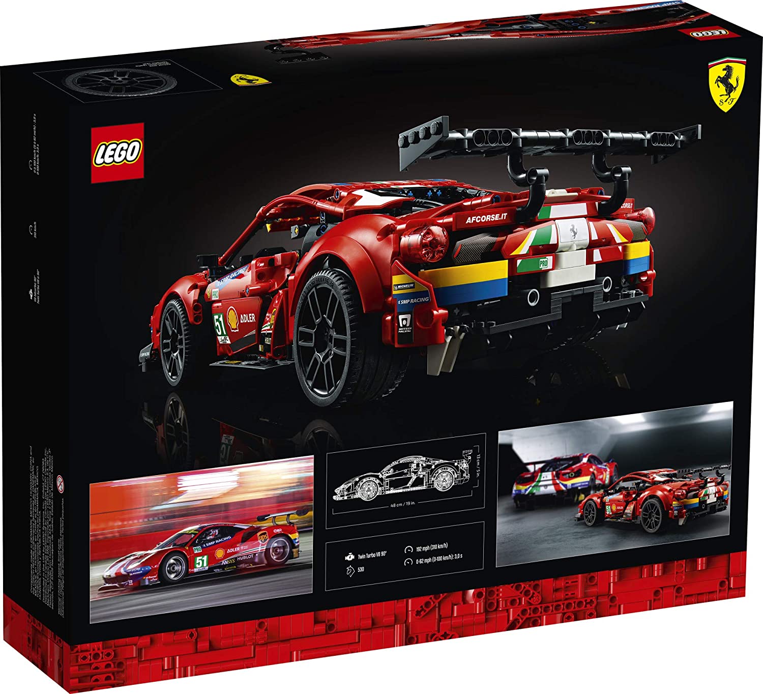 LEGO Technic Ferrari 488 GTE “AF Corse #51” 42125 - LEGO, LEGO Technic