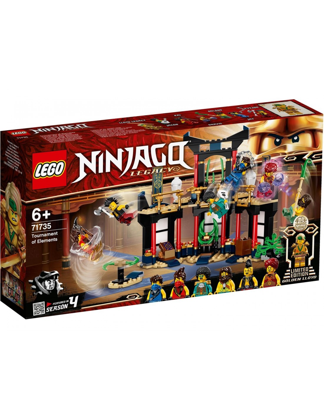 LEGO Ninjago Legacy Tournament Of Elements Temple Το Τουρνουά Των Στοιχείων 71735 - LEGO, LEGO Ninjago