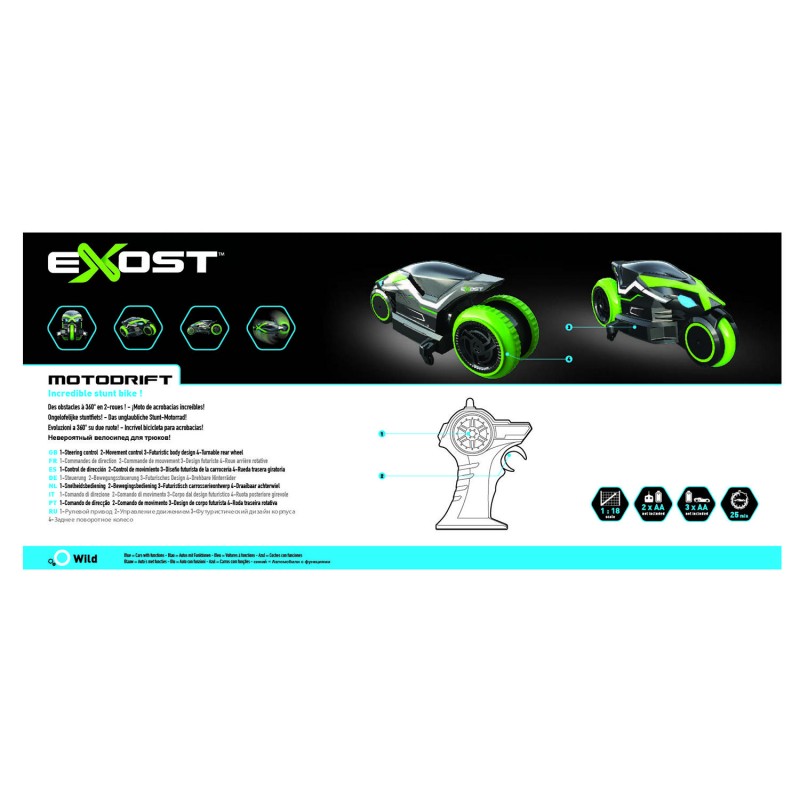 Silverlit Exost R/C Τηλεκατευθυνόμενη Μηχανή Motodrift 7530-20249 - Exost